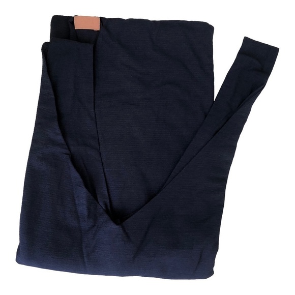 Nwot LUNYA Cool Cotton Short Sleeveless Loungewear Romper Deep Blue - Picture 9 of 9